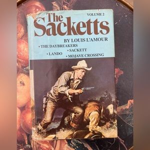 The Sacketts volume II by Louis Ｌ’Amour, 4 novel collection. Hardcover, 1980